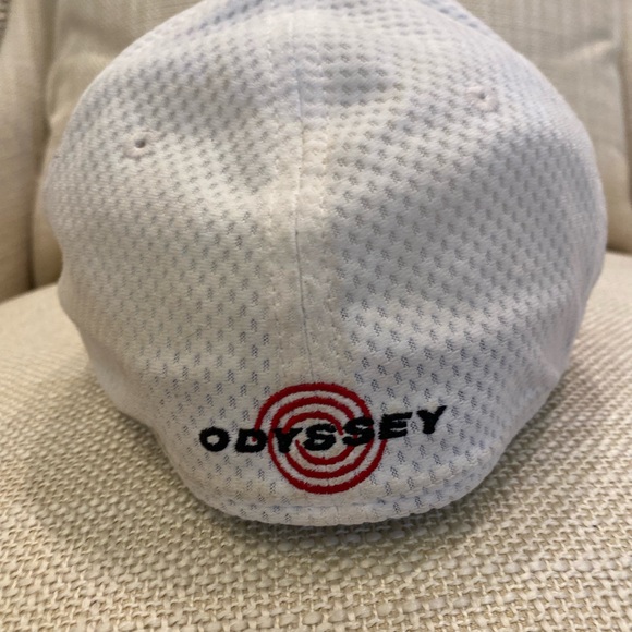 Callaway Odyssey Blue Golf Hat with White Embroidery Size S/M Flex Fit - Picture 6 of 10